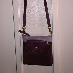 Nylon purple coach bag NWT